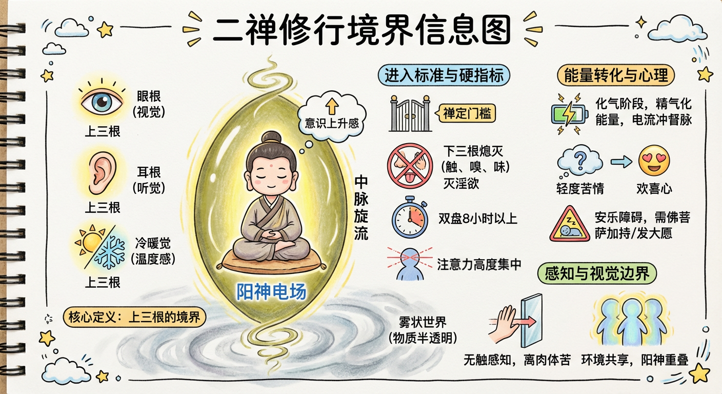 二禪(三) - 禪定境界圖解